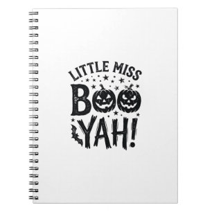 Cuaderno Diseño de camiseta vintage de Halloween Little Mis