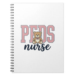 Cuaderno Diseño de camiseta vintage de osito de peluche de