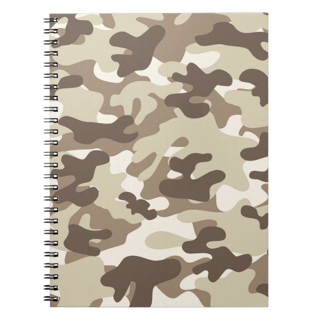 Cuaderno Diseño de Camo Marrón (Frente)