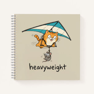 Cuaderno Diseño de castigo de gato de dibujos animados lind