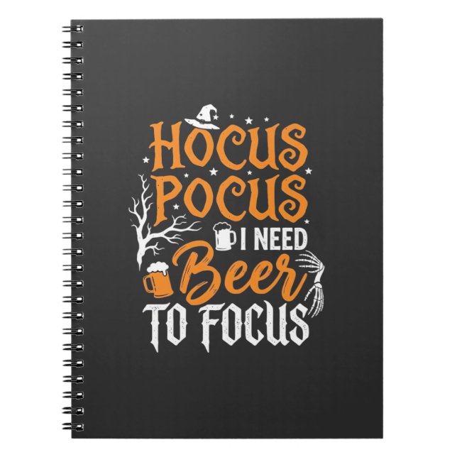 Cuaderno Diseño de cerveza Hocus Pocus Halloween_1 (Frente)