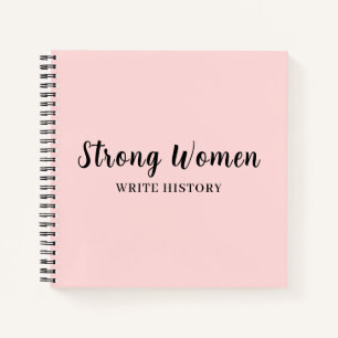 Cuaderno Diseño de cita feminista para mujeres bien comport
