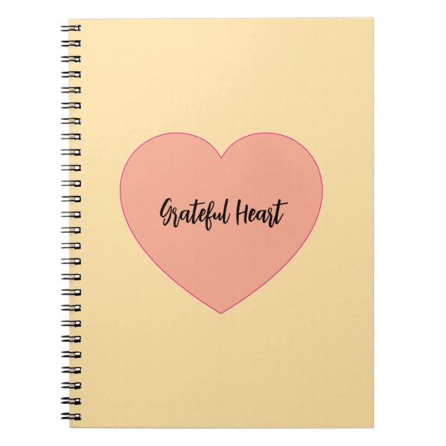 Cuaderno Diseño de citas de gran agradecimiento positivo (Frente)