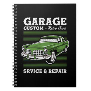 Cuaderno Diseño de coche de servicio y reparación de garaje