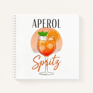 Cuaderno Diseño de cóctel Aperol Spritz