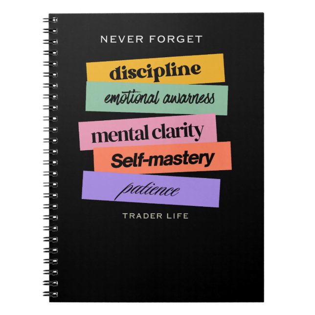 Cuaderno Diseño de comercio | Recordatorio | Motivación (Frente)