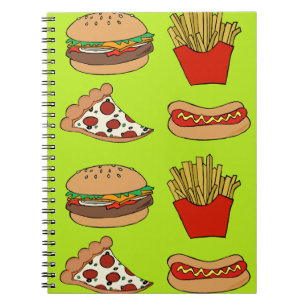 Cuaderno Diseño de comida basura