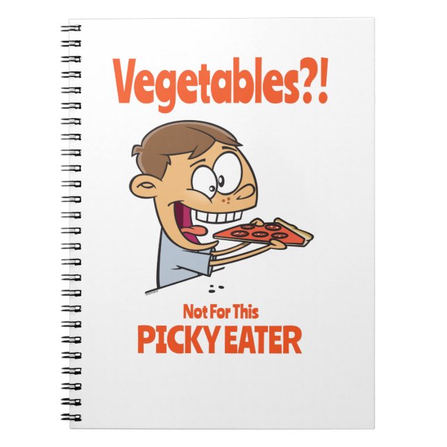 Cuaderno Diseño De Comida Para Comer Pico Para Comer Fussy (Frente)
