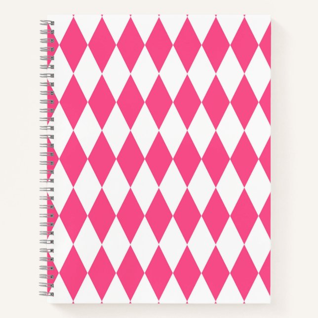 Cuaderno Diseño de comprobadores de diamantes de Harlequin  (Anverso)