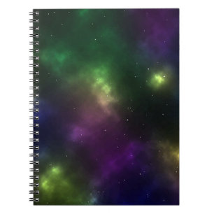 Cuaderno Diseño de constelaciones del espacio cósmico abstr