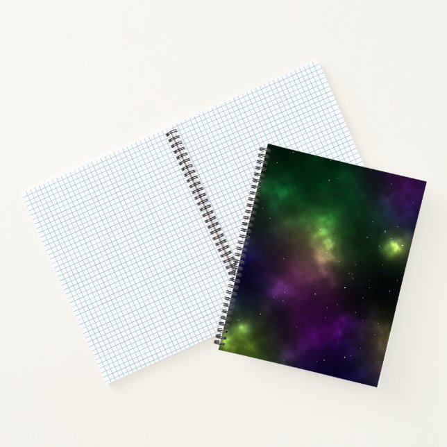 Cuaderno Diseño de constelaciones del espacio cósmico abstr (Interior)