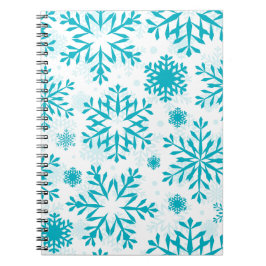 Cuaderno Diseño de copo de nieve elegante – Vacaciones de i
