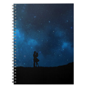 Cuaderno Diseño de corazón de pareja de amor Romance