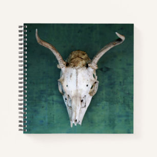 Cuaderno Diseño de cráneo de antelope para bloc de notas es