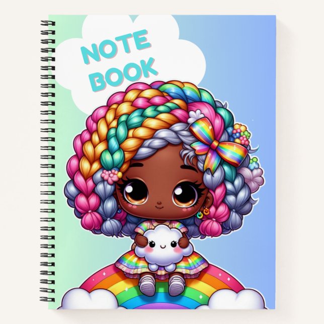 Cuaderno Diseño de cuaderno/Chibi de niñita (Anverso)