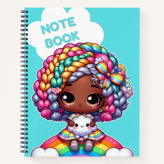 Cuaderno Diseño de cuaderno/Chibi de niñita (Anverso)