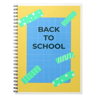 Cuaderno Diseño de cuadrícula divertido y brillante para el