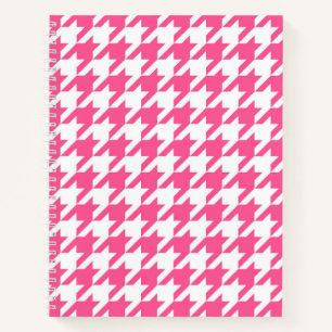 Cuaderno Diseño de cuadro de lunares de cuadros en blanco y