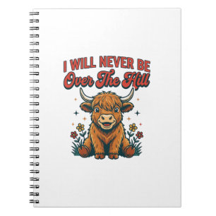 Cuaderno Diseño de cumpleaños divertido de vaca de las High