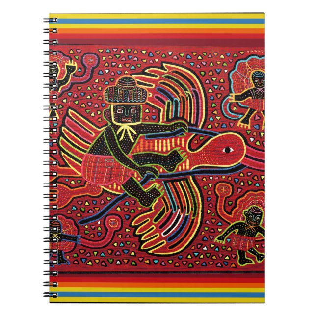 Cuaderno Diseño de Cuna Indio Cigüeña Trayendo Bebé (Frente)