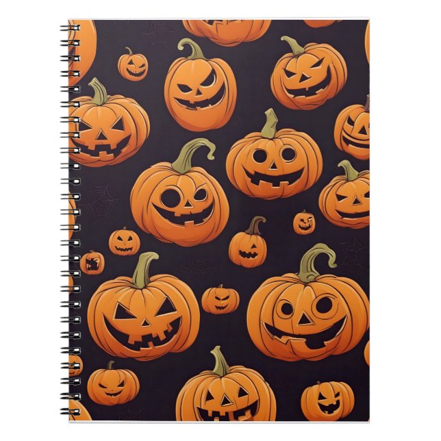 Cuaderno diseño de decoración de halloween (Frente)