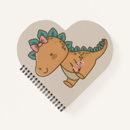 Cuaderno Diseño de Dino Lindo para Niños 
