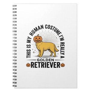 Cuaderno Diseño de disfraz de calabaza de Halloween para Go