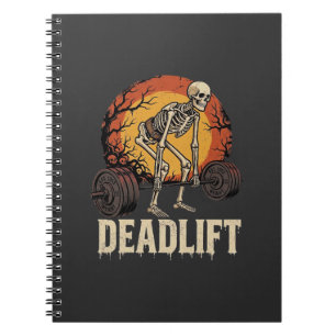 Cuaderno Diseño de entrenamiento de gimnasio de Halloween d