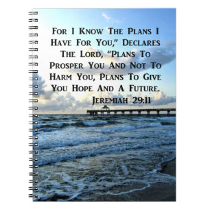 CUADERNO DISEÑO DE ESCRITURA 29:11 DE HEAVENLY JEREMIAH