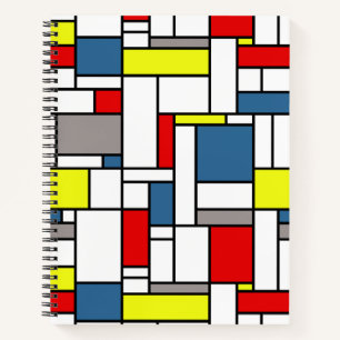 Cuaderno Diseño de estilo mondriano