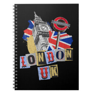 Cuaderno Diseño de estilo retro de Londres