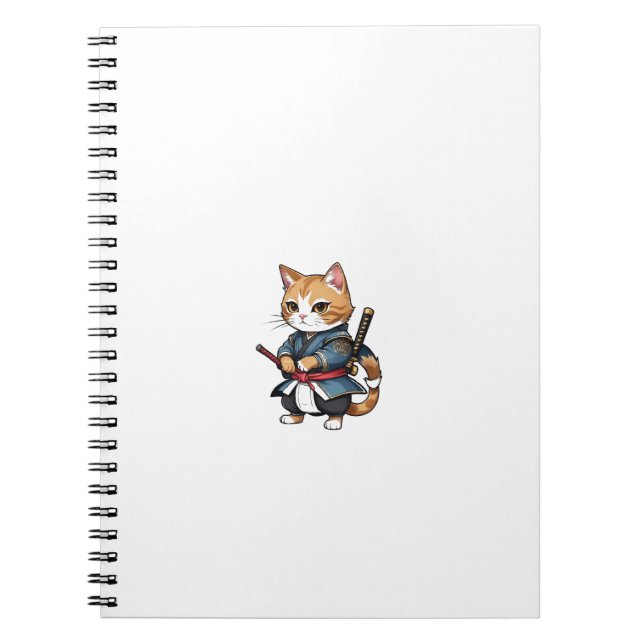 Cuaderno Diseño de estuche de teléfono para gatos de Samura (Frente)