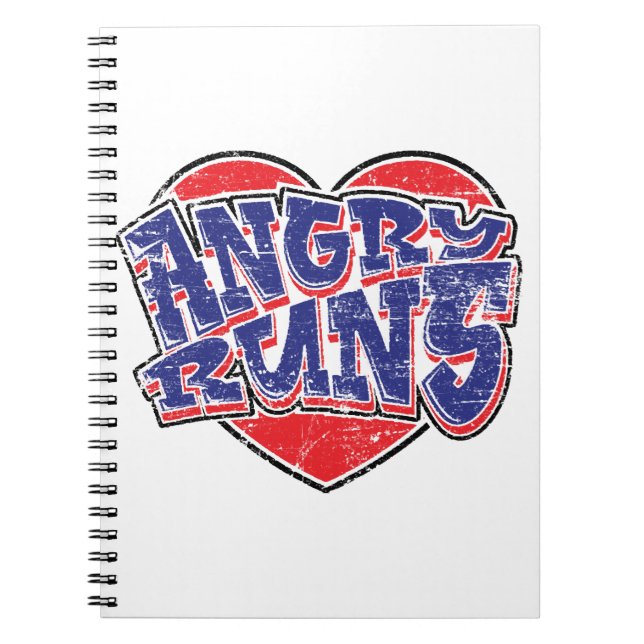 Cuaderno Diseño de fans de Angry Runs v2 (Frente)