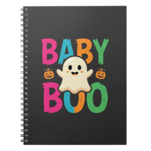 Cuaderno Diseño de fantasma de Halloween Baby Boo_1