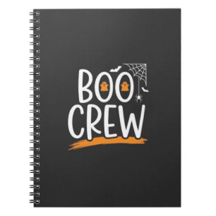 Cuaderno Diseño de fantasma de Halloween Boo Crew_1