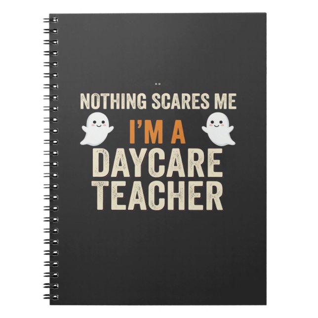 Cuaderno Diseño de fantasma de Halloween para maestros de g (Frente)
