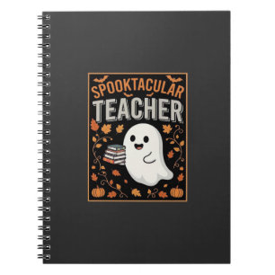 Cuaderno Diseño de fantasma de Halloween para profesores Sp