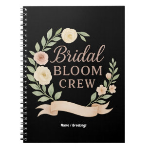 Cuaderno Diseño de fiesta de despedida de soltera floral Cr