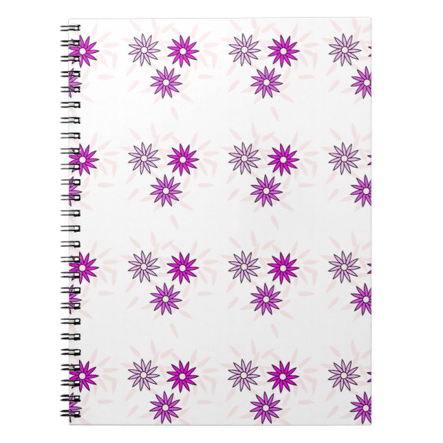 Cuaderno Diseño de flores (Frente)