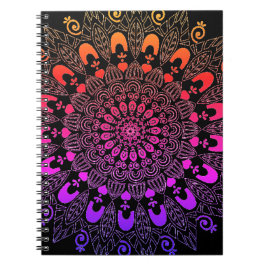 Cuaderno Diseño de flores de Mandala