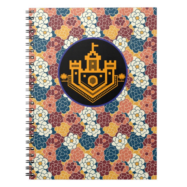 Cuaderno diseño de flores por todas partes (Frente)