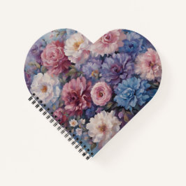 Cuaderno Diseño de flores silvestres sucias