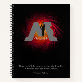 Cuaderno Diseño de FloState "ME" Hombre Espiral de incendio