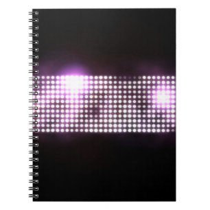 Cuaderno Diseño de fondo abstracto y glamoroso.