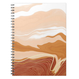 Cuaderno Diseño de fondo de mármol de lujo. Mamáes líquidas