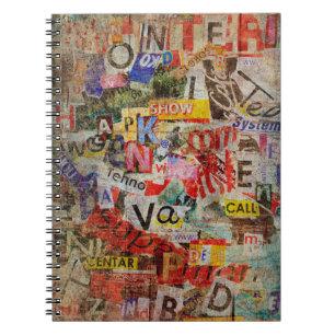 Cuaderno Diseño de fondo texturizado de Grunge con una anti