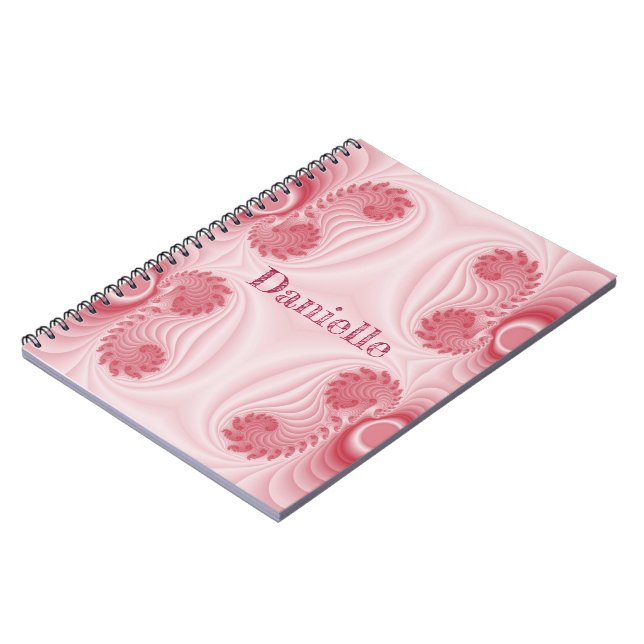 Cuaderno Diseño de fragmentos de rosa Angelheart (Lado Izquierdo)