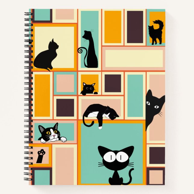 Cuaderno Diseño de gato (Anverso)