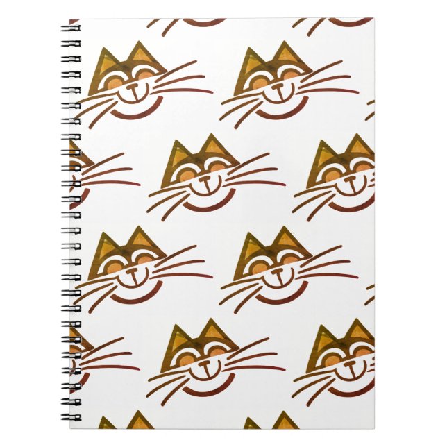 Cuaderno Diseño de gato minimalista (Frente)