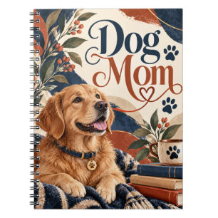 Cuaderno Diseño de Golden Retriever para Mamá Perro